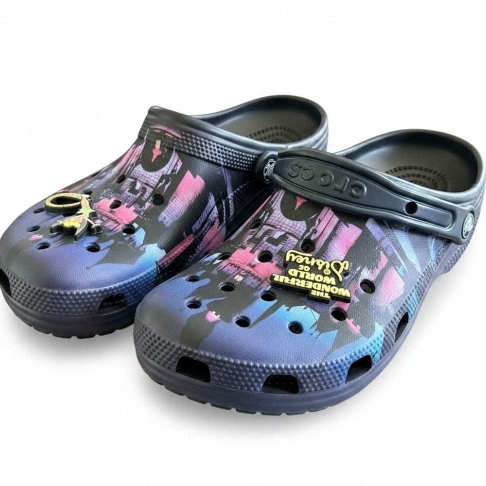 Crocs Classic Clog Mens 8 Womens 10 Disney World 100TH Anniversary Tinker Bell
